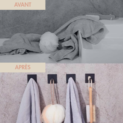 Crochet bain sans perçage